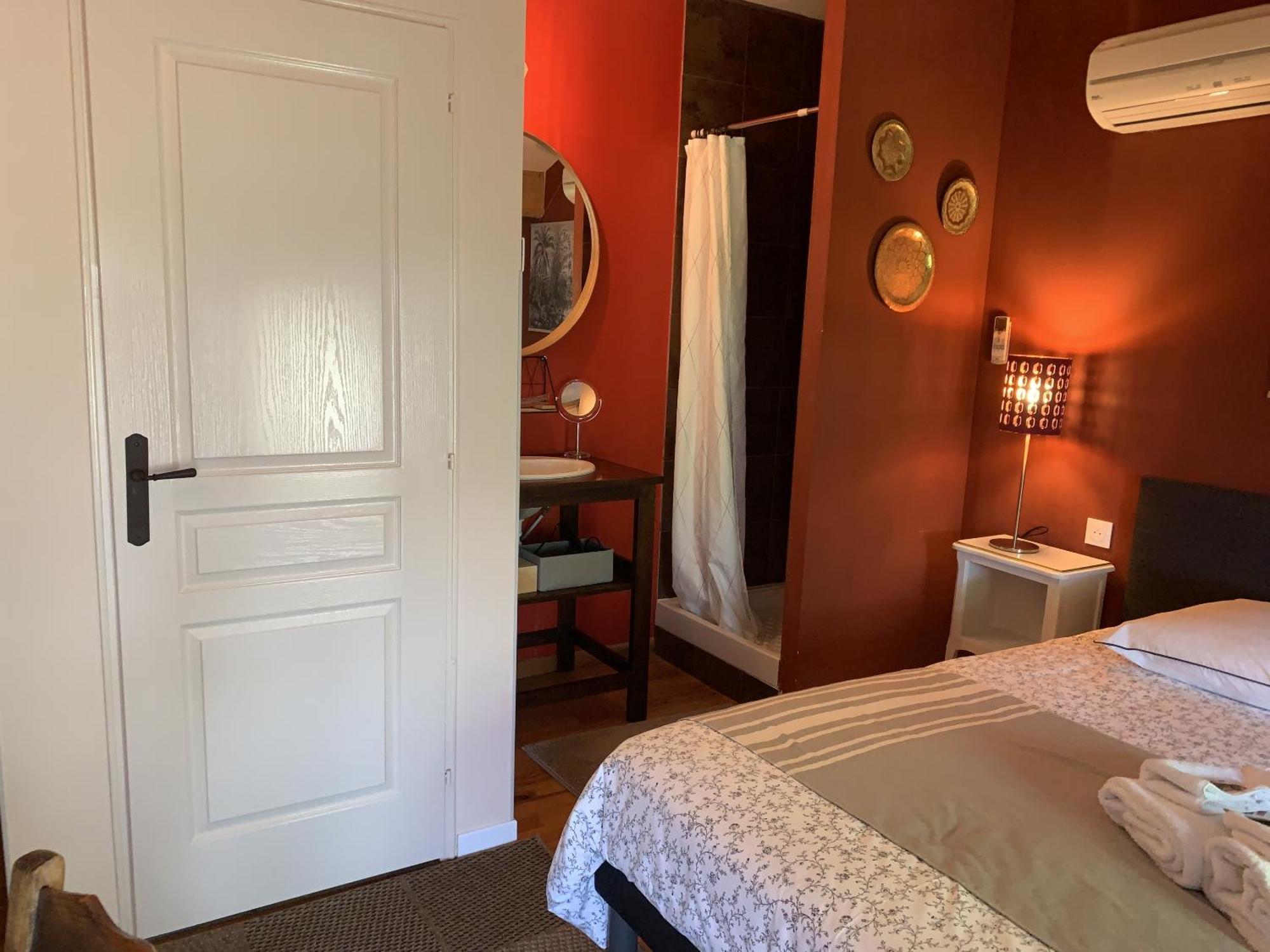 Chambre D'Hotes Lo Componairo Pouzols Rum bild